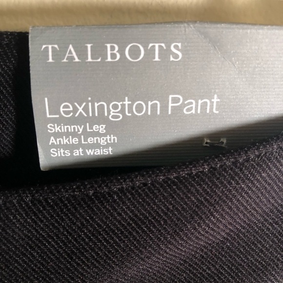 Talbots Women's Black Lexington Pants Size 2 - Picture 5 of 11